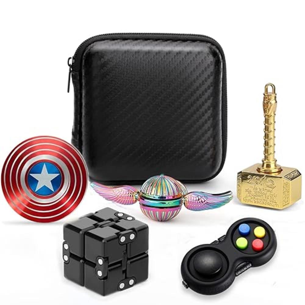 Anzmtosn Cool Hammer Fidget Spinners Chain Metal,Rainbow Fidget Spinner ...