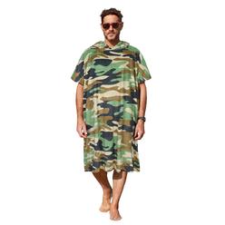 Catalonia Surf Poncho Changing Towel Robe for Adults Men Women, Hooded Wetsuit Change Poncho for Surfing Swimming Bathing, Water