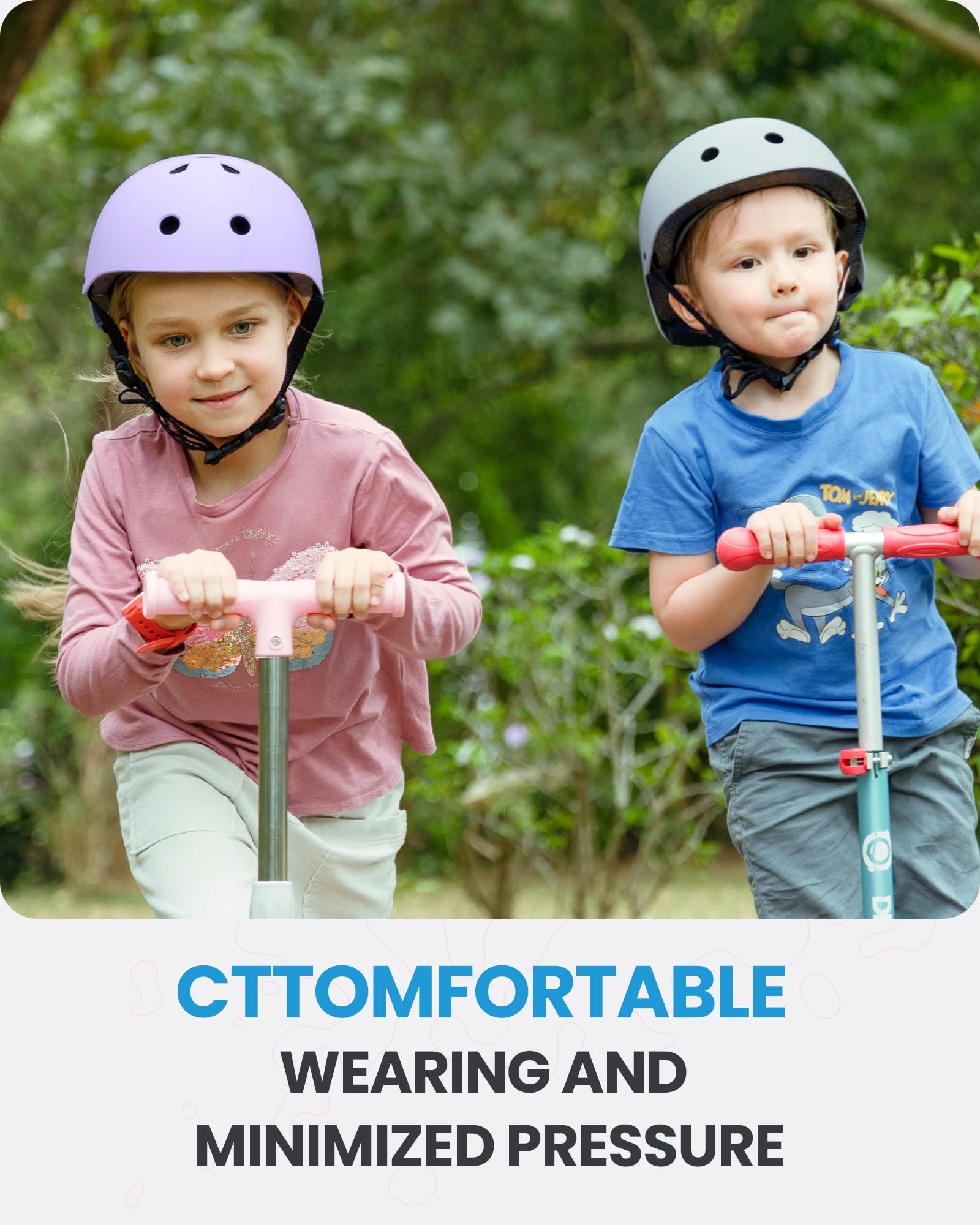 OutdoorMaster Youth & Kids Bike Helmet - Adjustable Multi-Sports Skateboard Helmet with Removable Liners for Balance Bike, Toddl