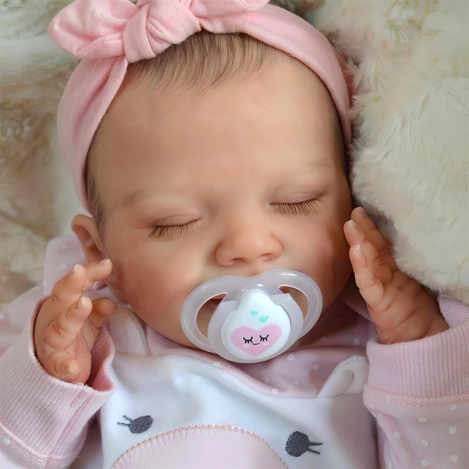 BABESIDE Lifelike Reborn Baby Dolls 20-Inch Sweet Smile
