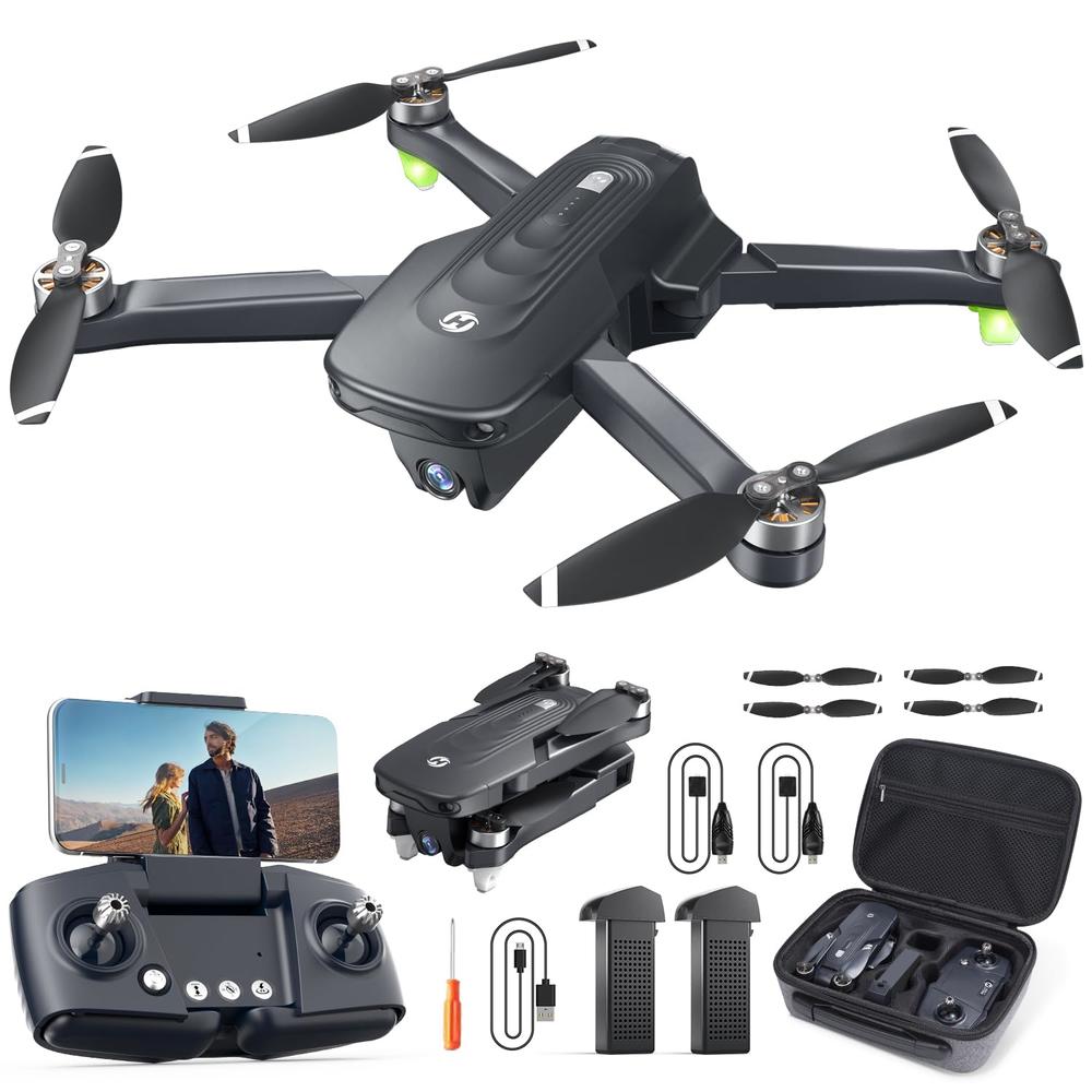 Holy Stone gPS Drone with 4K camera for Adults, HS175D Rc Quadcopter with Auto Return, Follow Me, Brushless Motor, circle Fly, W