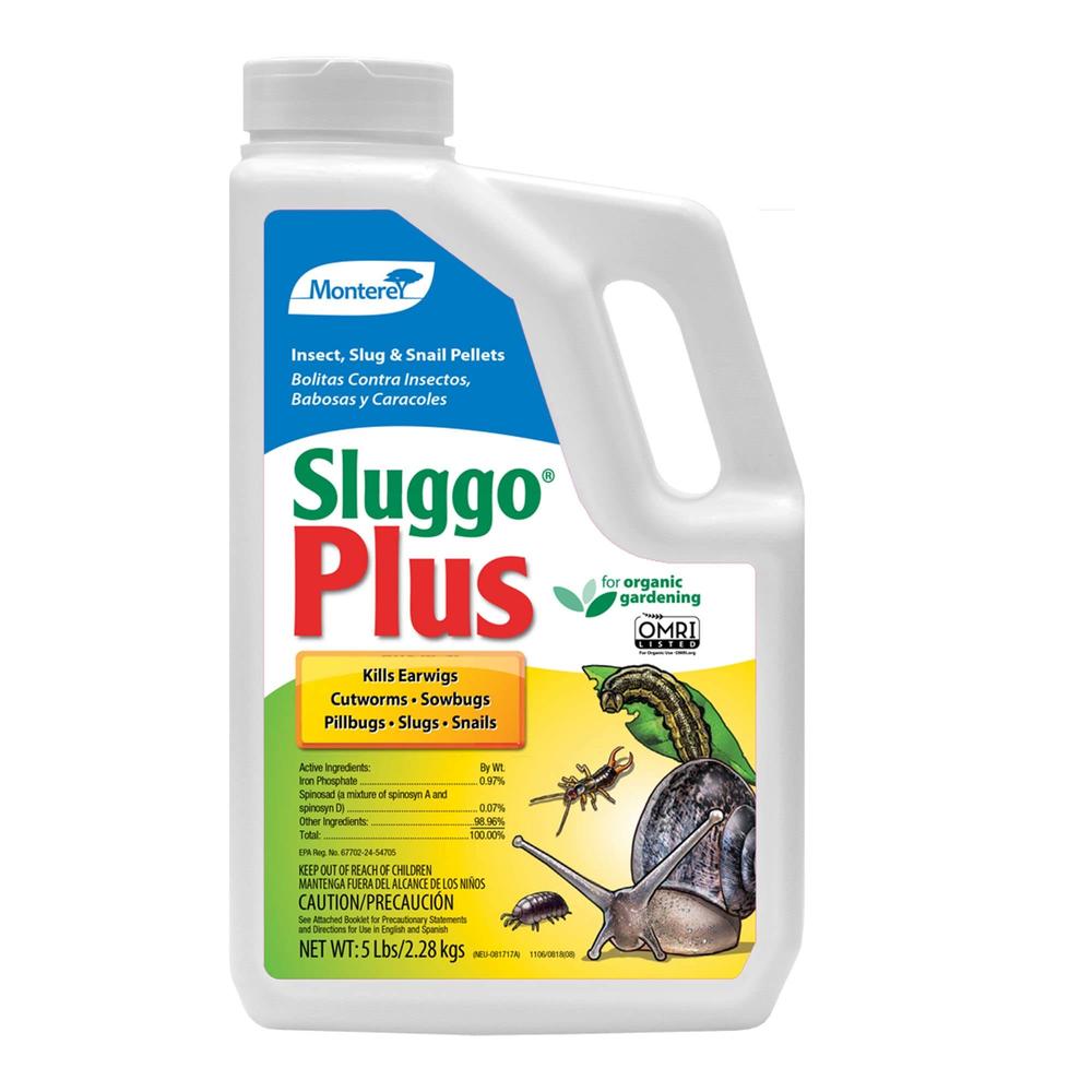 Monterey LG6580 Sluggo Plus Wildlife and Pet Safe Slug Killer, 5 lb