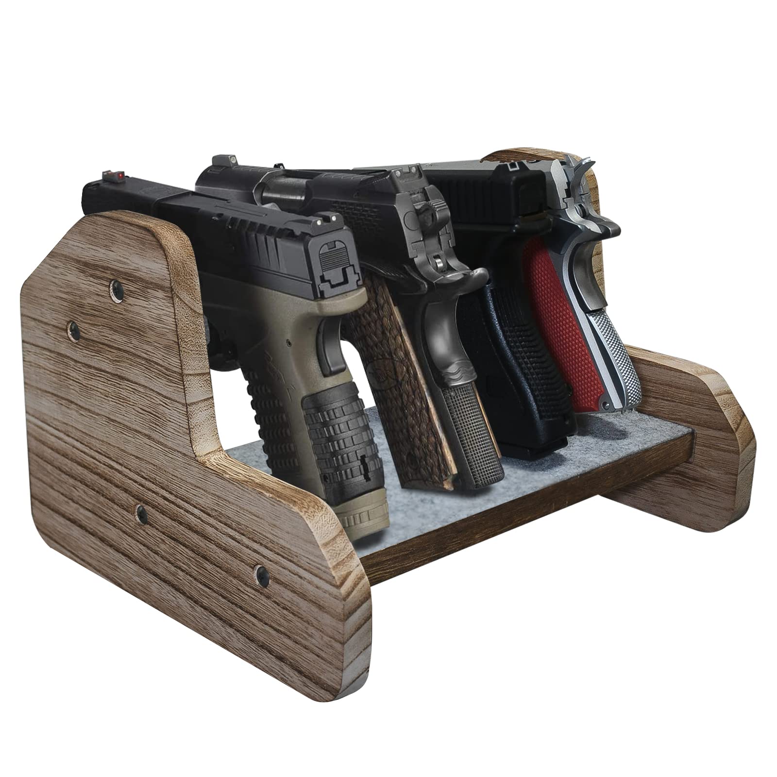 Gun Cabinet Pistol Rack For Gun Safe, Gun Rack For 4 Handgun Pistol ...