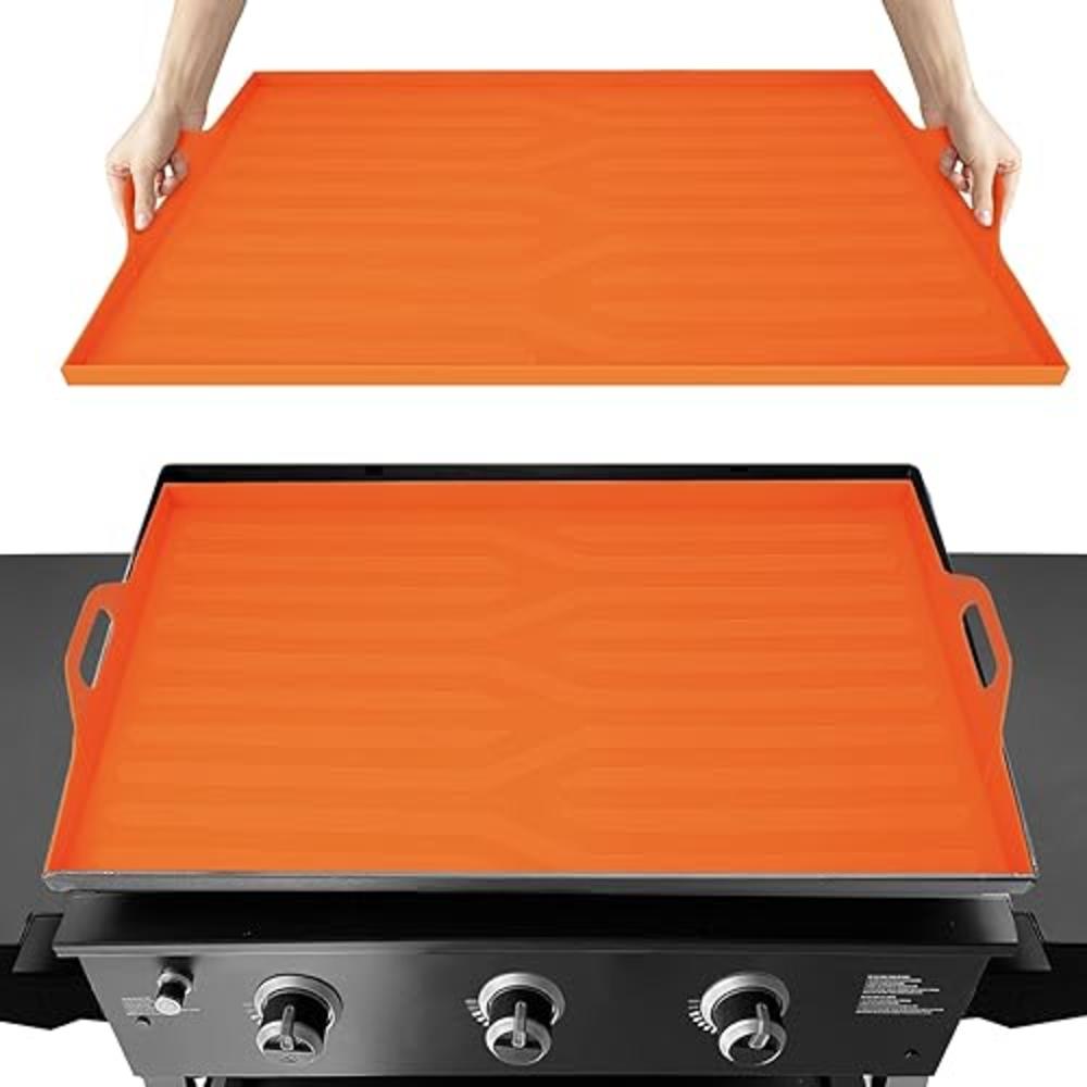 MOFEEZ Griddle Silicone Mat for Blackstone 28 inch Griddle, Heavy Duty Food Grade Silicone Mat with Handles on Both Sides, Prote