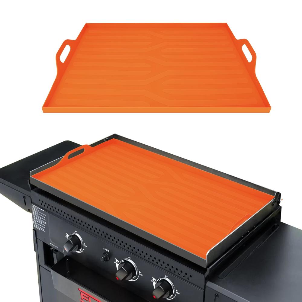 MOFEEZ Griddle Silicone Mat for Blackstone 28 inch Griddle, Heavy Duty Food Grade Silicone Mat with Handles on Both Sides, Prote