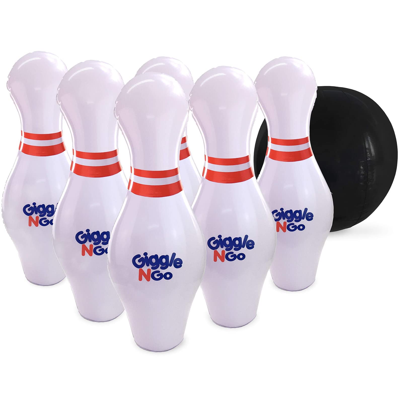 Giggle N Go Kids Bowling Set Indoor Games or Outdoor Games for Kids. Hilariously Fun Giant Yard Games for Kids and Adults. Fun S