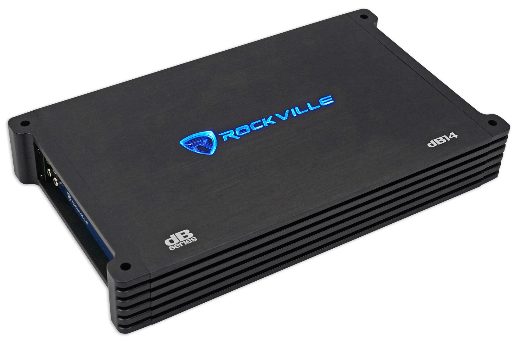 Rockville dB14 4000w Peak/1000w RMS Mono 2 Ohm Amplifier Car Audio Amp,Black