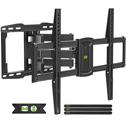 USX Mount UL Listed Full Motion TV Wall Mount for Most 37-86 inch TV, Swivel and Tilt Mount with Dual Articulating Arms Up to 13
