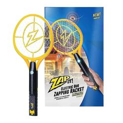 Zap It! Bug Zapper - Rechargeable Mosquito, Fly Killer & Bug Zapper Racket - Electric Fly Swatter Racket - 4,000 Volt - USB Char