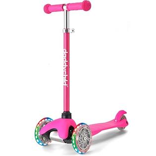 Scooter Enfants Taille Réglable Scooter 3 Roues LED Lumières Refermable Scooter Enfants Taille Réglable Scooter 3 Roues LED Lumières Refermable