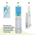 VEYOFLY Refill Flying Insect Trap, glue Board Insect catcher, Indoor Fly  Trap, Indoor Flea Trap, Safer Home, Indoor Mosquito & F