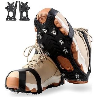 Ceestyle 11 Spikes Crampons, Upgraded Version Stainless Steel Anti