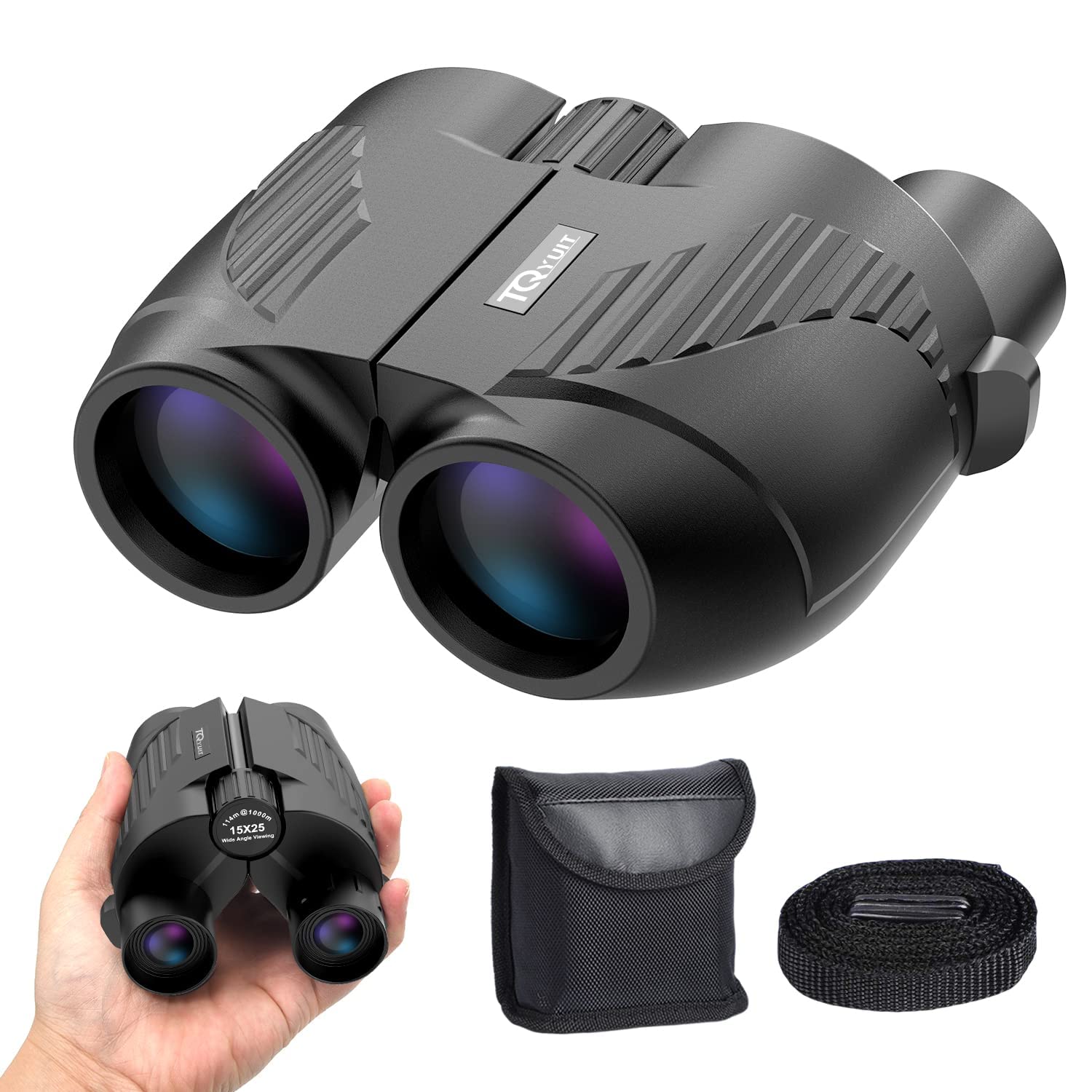Rodcirant Binoculars 15x25 for Adults and Kids, High Power Easy