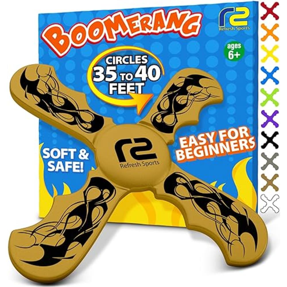 Refresh Sports Boomerang Kids Sports Games & Toys - Sports & Outdoors Toddler Sports, Little Kids Sports, Teen Sports Toys & Activities Throwin