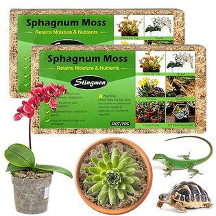 Stingmon 37QT Sphagnum Moss for Plants Sphagnum Moss for Reptiles, 10.5OZ  Natural Orchid Moss for