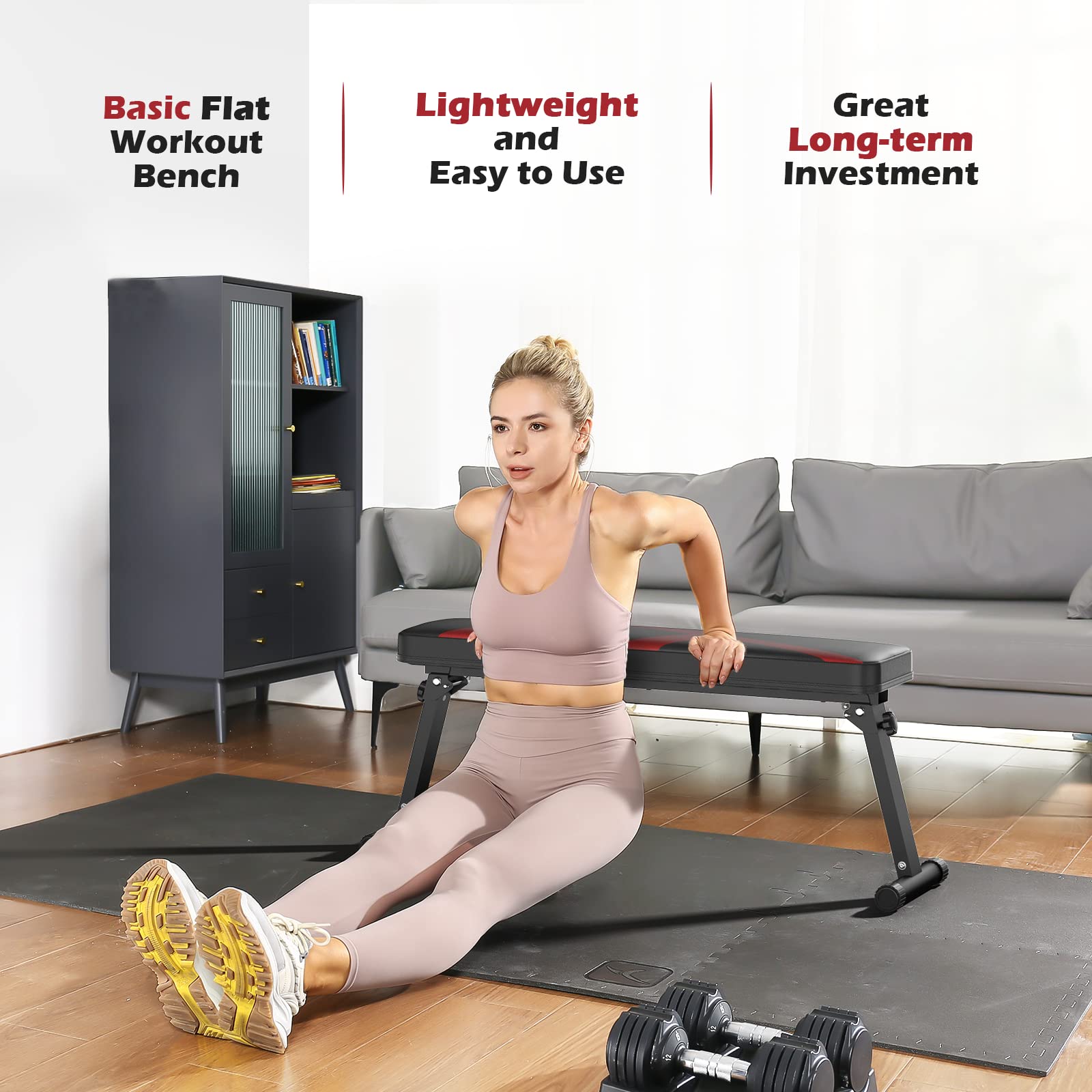 Flat Bench Exercise Bench Canada Exercise Equipment - Main Image