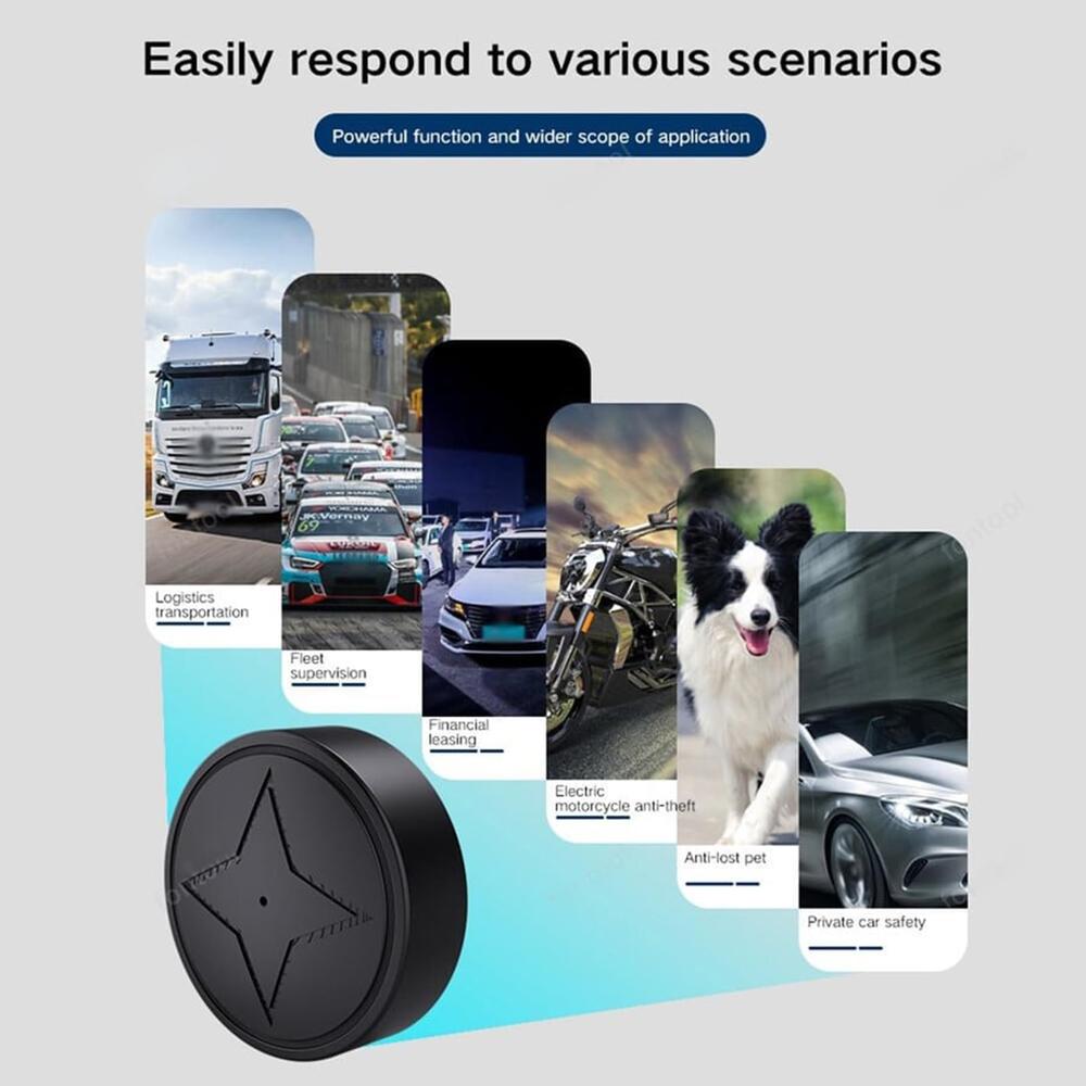 TODKISS GPS Tracker for Vehicles Strong Magnetic Car Vehicle Tracking Anti-Lost, 2023 New Multi-Function GPS Mini Locator, Monit