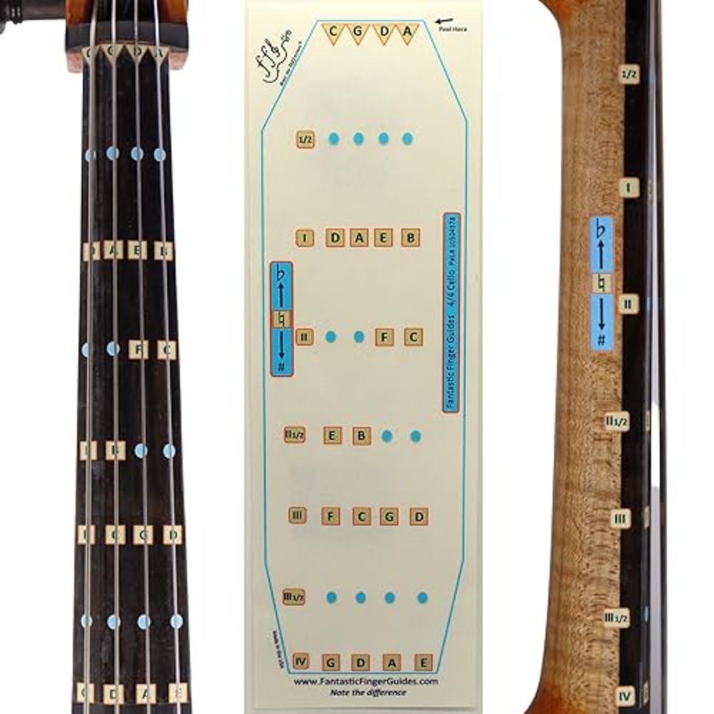 FFG NOTE THE DIFFERENCE Fantastic Finger Guide for Cellos | Stringed ...
