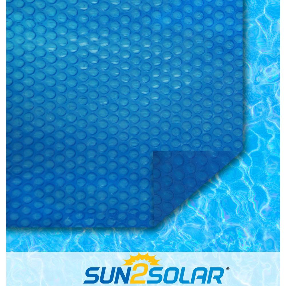 Sun2Solar Blue 18-Foot-by-40-Foot Rectangle Solar Cover | 1200 Series | Heat Retaining Blanket for In-Ground and Above-Ground Re
