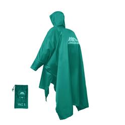 longsinger Rain Ponchos for Adults, Waterproof Rain Poncho with Hood and Arms for Hiking, Hunting, Outdoor, Green