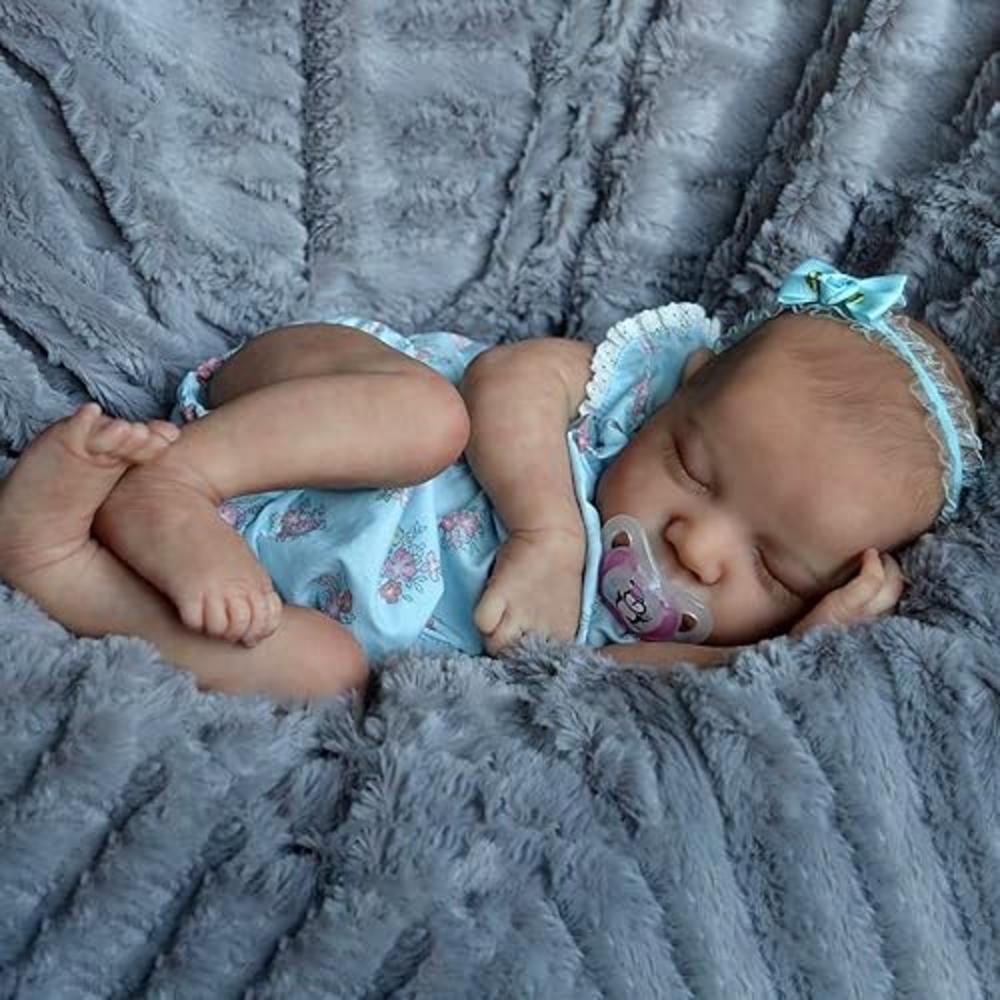 CHAREX Realistic Reborn Baby Dolls - 18 inch Newborn Baby Doll, Full Vinyl Body Therapy Dolls, Anatomically Correct Real Baby Gi