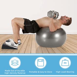 Squat wigblok | Non-slip Lichtgewicht en Draagbare Hiel Verhoogde Squat Wedge | Duurzame yogablokken voor thuistraining voor fitness, up, gewichtheffen, yoga voor mannen en vrouwen Squat wigblok | Non-slip Lichtgewicht en Draagbare Hiel Verhoogde Squat Wedge | Duurzame yogablokken voor thuistraining voor fitness, up, gewichtheffen, yoga voor mannen en vrouwen