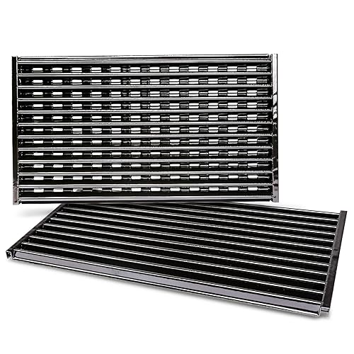 Hisencn Grill Grates for Charbroil Performance Tru-Infrared 2 Burner Gas Grill 463633316, 463672016 463672216, 463672416, 17 Inc