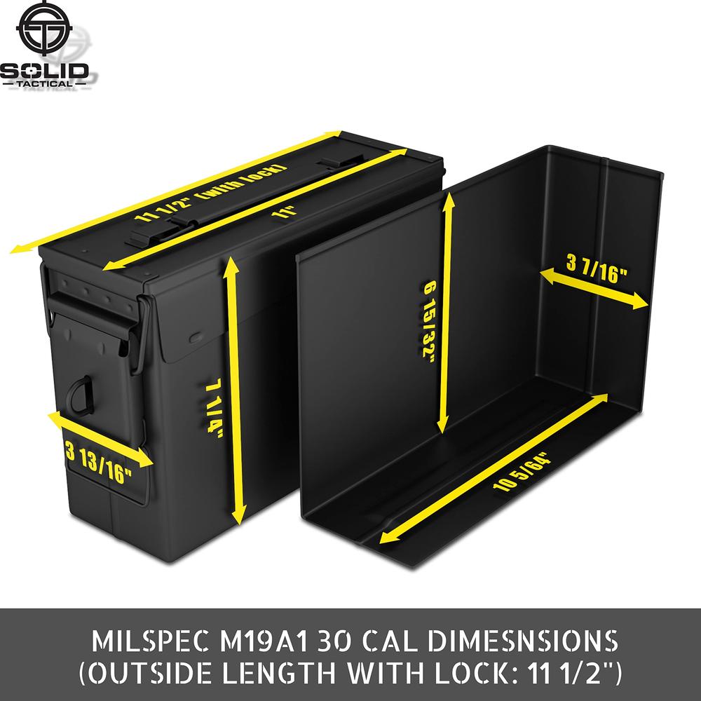 Solid Tactical Metal Ammo Can - New Military & Army Ammo Storage ...