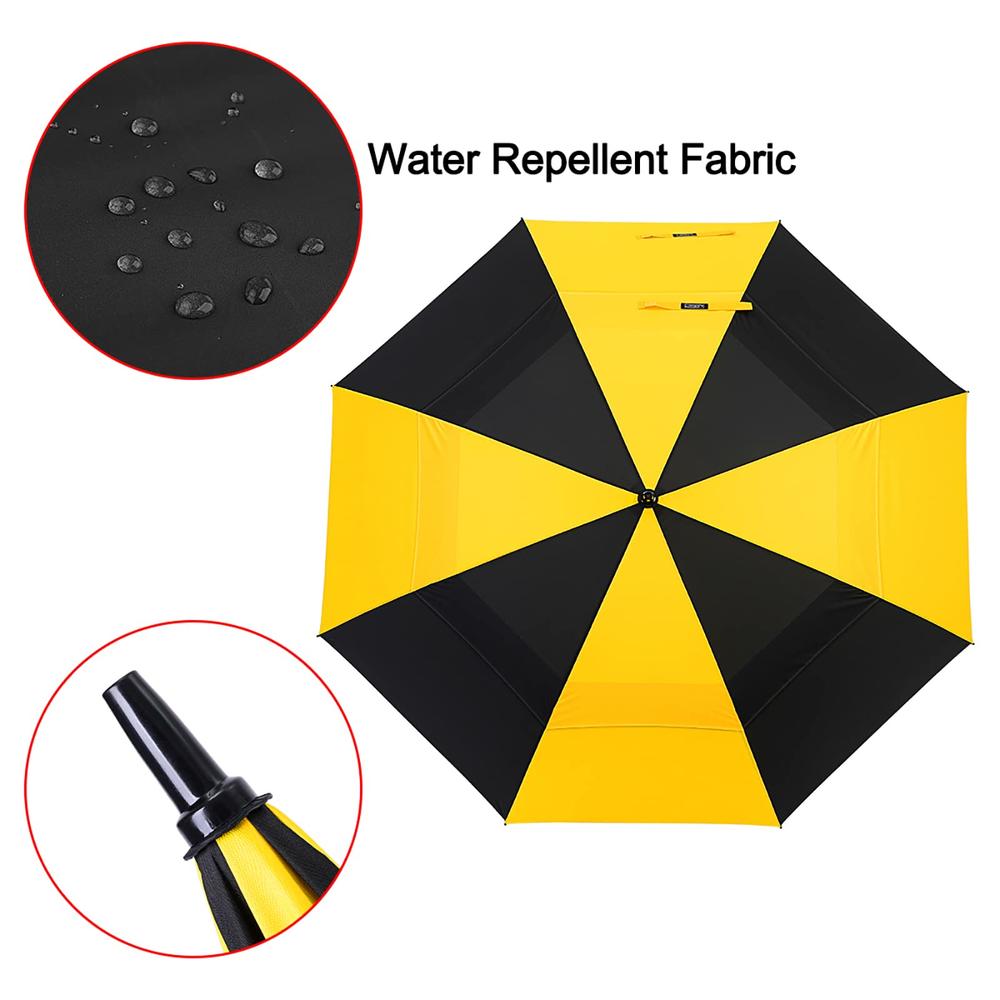 G4Free 62 Inch Automatic Open Golf Long Umbrella Extra Large Oversize ...