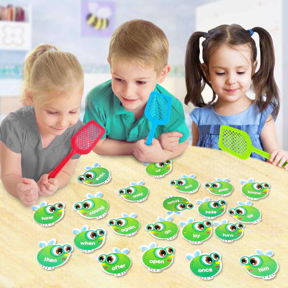 SpringFlower Sight Word Game, Sight Word Educational Toy for Age of 3,4,5,6 Year Old Kids, Boys & Girls,Homeschool,Visual, Tacti