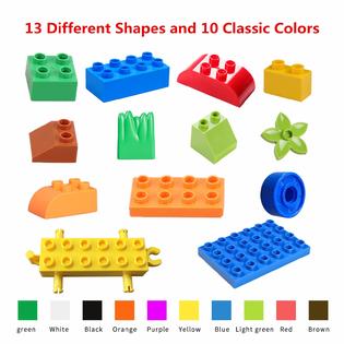 62-310 Pieces DIY Building Blocks Bulk Compatible With Duplo Animals Marble Run City Classic Bricks Assembly Model Kids Toys - 26