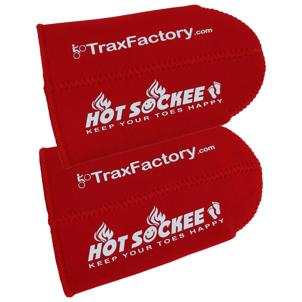 Hot Sockee - Neoprene Toe Warmers - Worn Inside Shoes or Boots - 3 Sizes - Cycling, Hiking, Winter Sports, Camping, Work & Const