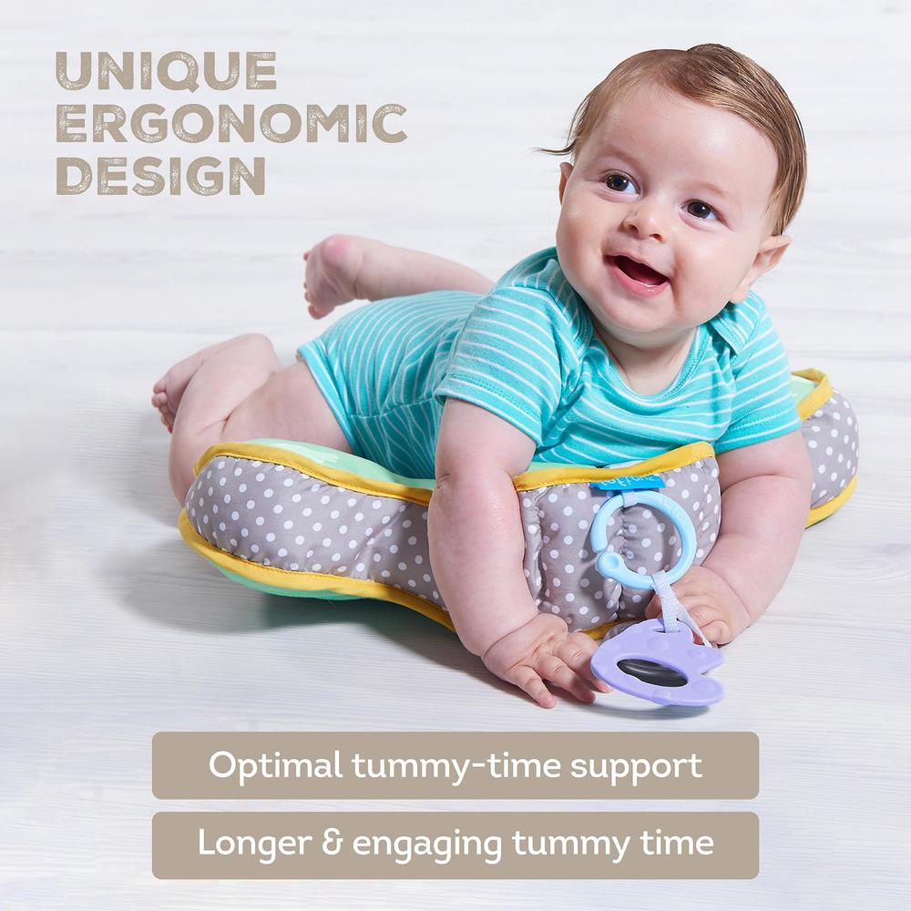 Taf Toys Baby Tummy Time Pillow | Perfect for 2-6 Months Old Babies, Enables Easier Development & Easier Parenting, Natural Deve