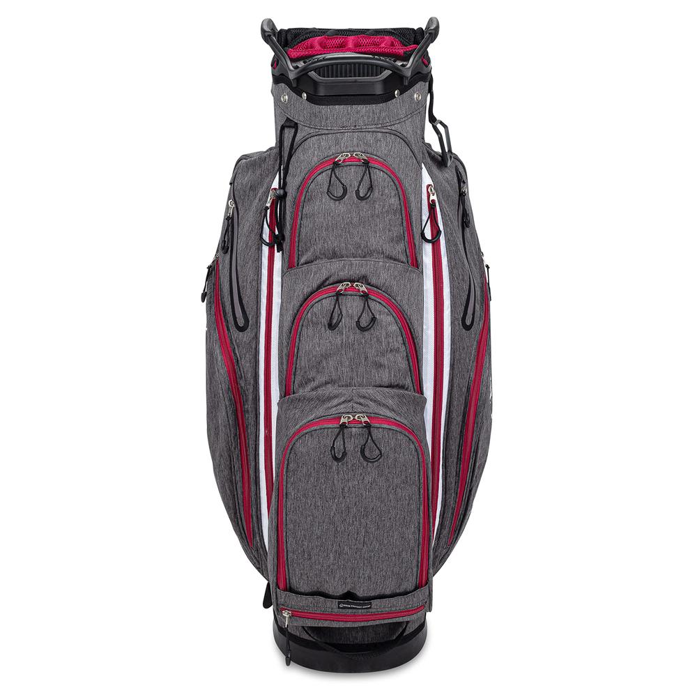 Founders Club Franklin Golf Push Cart Bag -Riding Cart Bag -Full Bag Rain Cover -Secure Push Cart Base -Light Weight -15 Way Ful