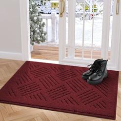 JEEDOVIA Door Mat Indoor Doormat,Front Back Christmas Door Mats Non Slip Entrance Rugs Rubber Backing,Inside Doormats for Entryw