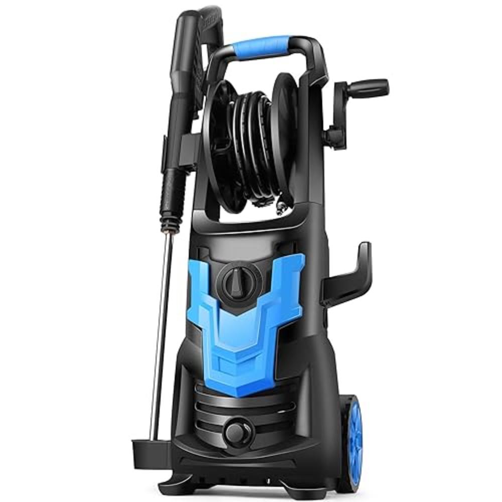 Commowner 3800 PSI Electric Pressure Washer- 4.0 GPM High Power Machine with 4 Spray Tips and Soap Bottle for Car Washing, Fence