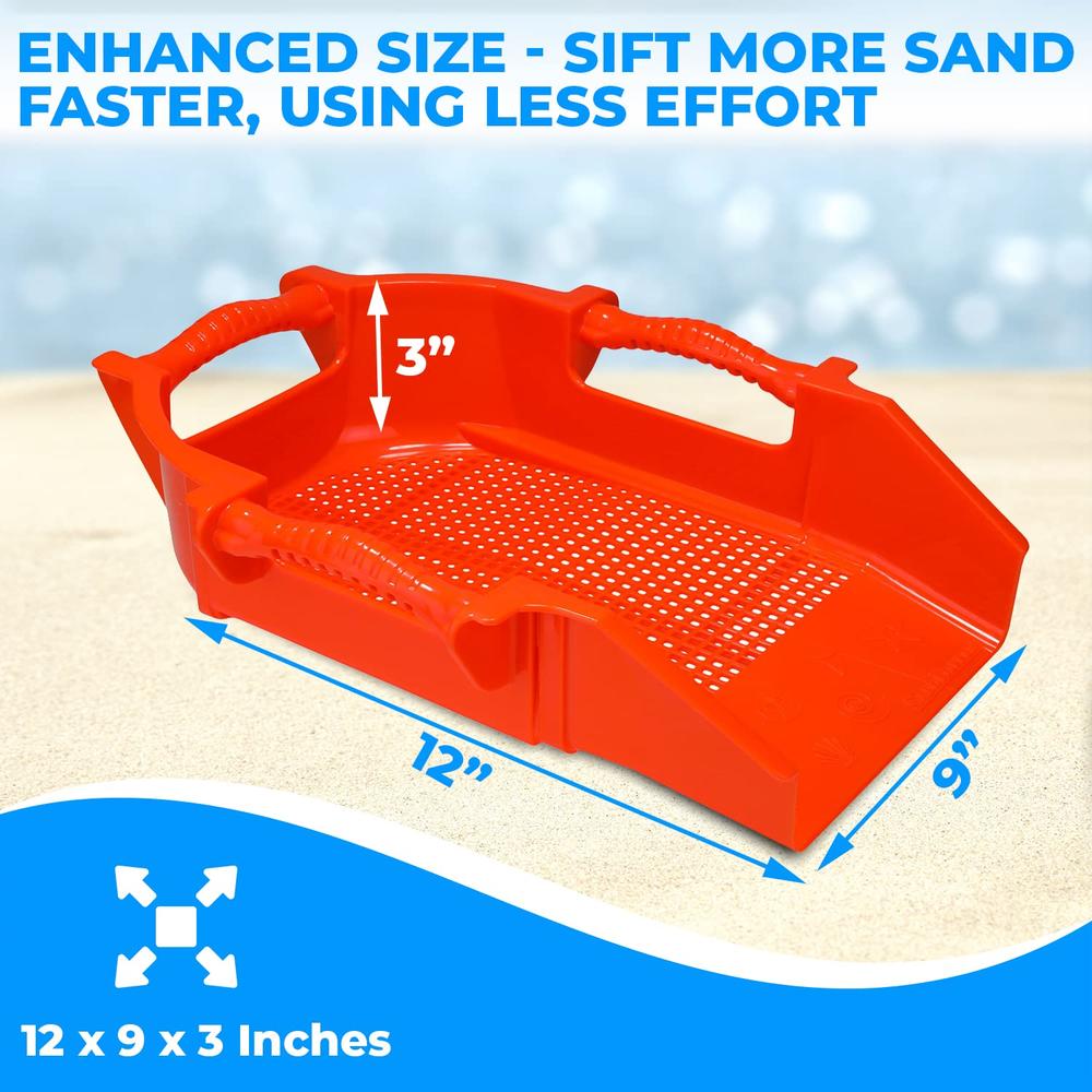 Sand Picker Sand Dipper Treasure Digger Shark Tooth Sifter & Sand Shovel ...