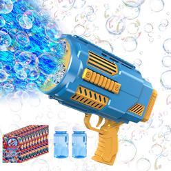 BOMOCO Bubble Machine Automatic Bubble Gun Bubbles Kids Toys for Girls Boys 3 4 5 6 7 8 9 10 11 12 Years Old Fun Outdoor Christmas Gift