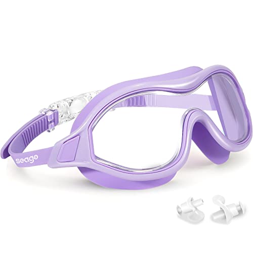 Polarized Swim Goggles With Assorted Colors, Anti Fog Anti UV No Leakage Clear Swim Goggles P 39068476