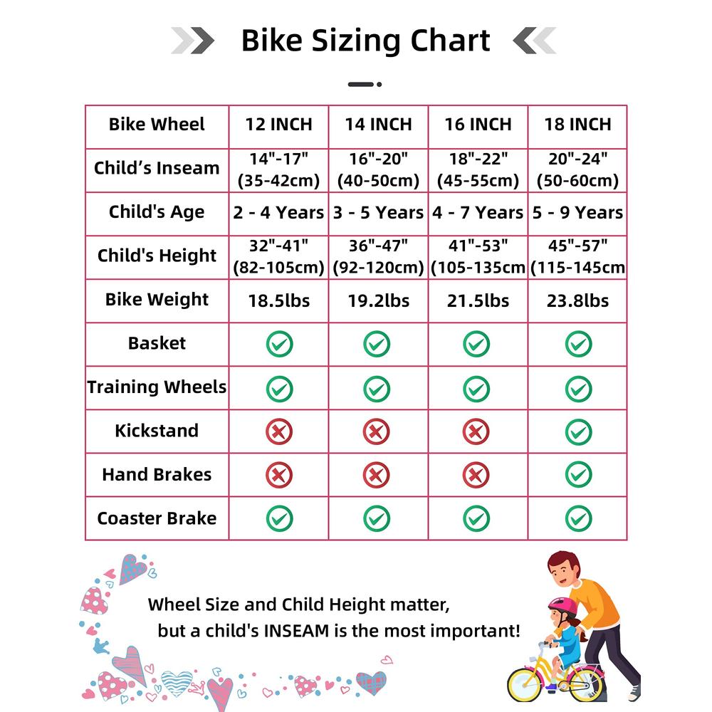 JOYSTAR 16 Inch Girls Bike Toddler Bike for 4 5 6 7 Years Old Girl 16" Kids Bikes for Ages 4-7 yr with Training Wheels and Baske
