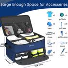 Yorepek Large 2 Layer Golf Trunk Organizer for 2 Size14 Pair Shoes,  Waterproof Car Golf Locker with Separate Ventilated Compartment, Stu