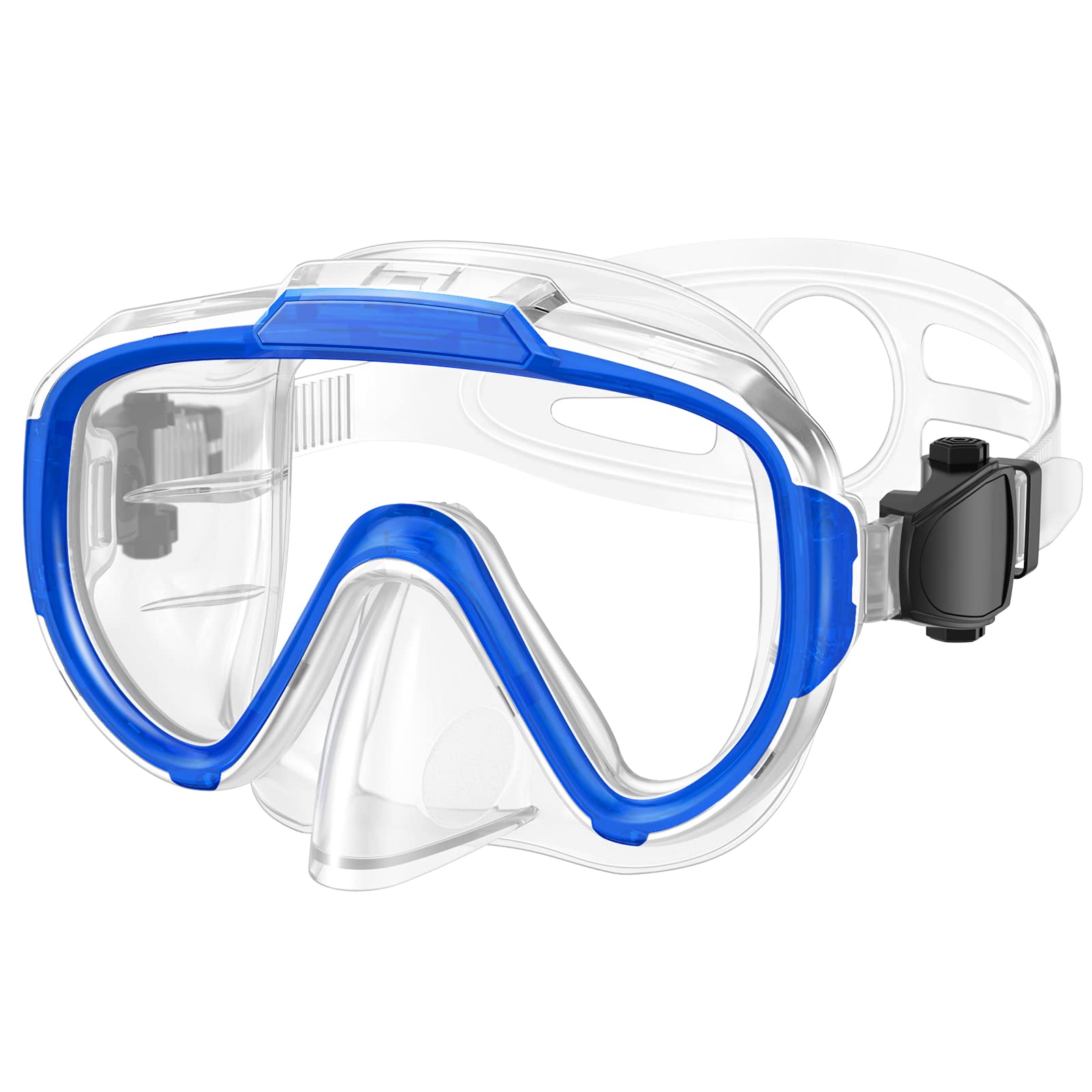 Snorkel Mask Tuphregyow Swim Goggles Adult Kids,Anti Fog With Nose Cover,No Leaking Clear Snorkel Dive Mask 180 Wide View For Men Women Youth Boys Swimming Goggles