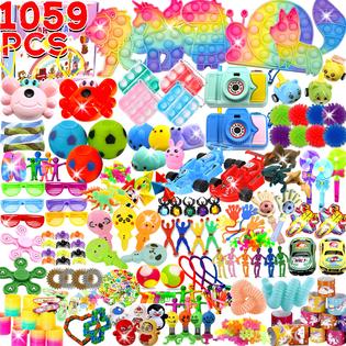 zjll 1000+ PCS Party Favors for Kids, Fidget Toys Pack, Birthday Gift