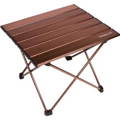 TREKOLOGY Camping Table That Fold Up Lightweight Small Portable Camp Foldable Beach Table for Sand Small Collapsible Side Table