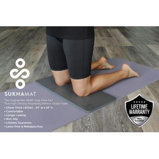 SukhaMat Yoga Knee Pad - NEW! 15mm (5/8) Thick - The best yoga knee pad  for a
