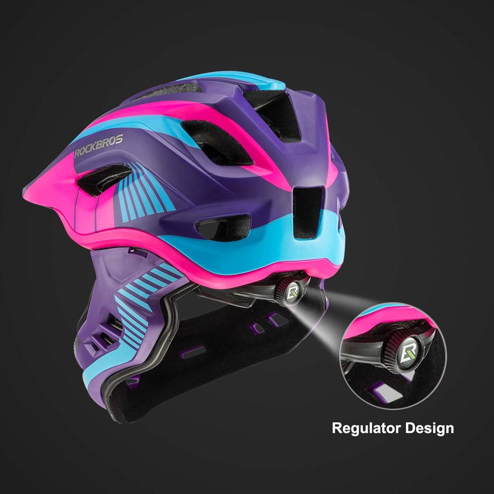 Rockbros Open Face Youth Helmet Kids Bmx Helmet ROCKBROS Kids