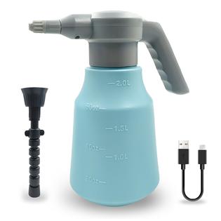 Kaskiwaly 1.0 Electric Plant Spray Bottle, 0.5 Gallon Battery Powered Garden  Sprayer with Adjustable Nozzle and Extended Wand, Portable USB Re