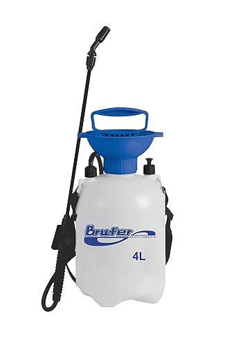 BRUFER Quality Products BRUFER 72022 Sprayer for Lawns and Gardens or Cleaning Decks, Siding and Concrete - 1.1 Gallon (4L) with Pressure Release Valve