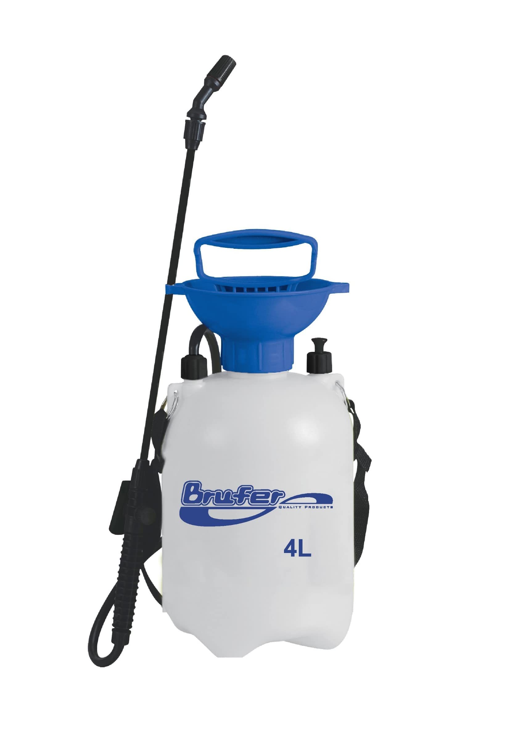 BRUFER Quality Products BRUFER 72022 Sprayer for Lawns and Gardens or Cleaning Decks, Siding and Concrete - 1.1 Gallon (4L) with Pressure Release Valve