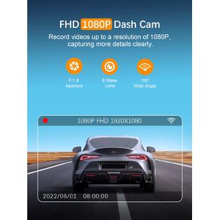ARIFAYZ Dash Cam WiFi FHD 1080P Car Camera, Front Dash Camera for Cars,  Mini Dashcams for Cars with Night Vision, 24 Hours Parking Mode